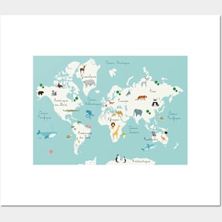 World's map Posters and Art